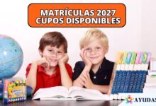 matriculas niños colegios 2027