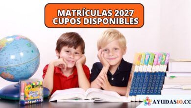 matriculas niños colegios 2027