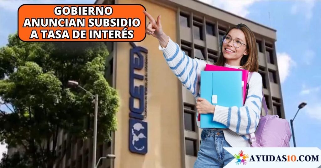 educación superior y el logo del ICETEX