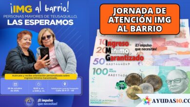 Personas mayores y jóvenes recibiendo orientación presencial sobre el Ingreso Mínimo Garantizado