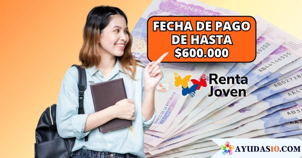 Estudiante en Bogotá consultando el pago del quinto ciclo de Renta Joven