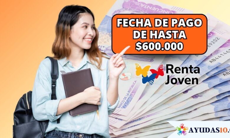 Estudiante en Bogotá consultando el pago del quinto ciclo de Renta Joven